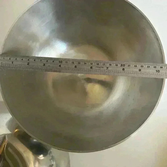 Gorgeous midcentury cast aluminum  apple ice bucket - Picture 3 of 9